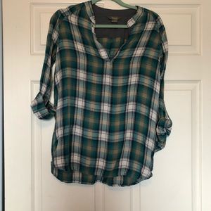 Flannel blouse